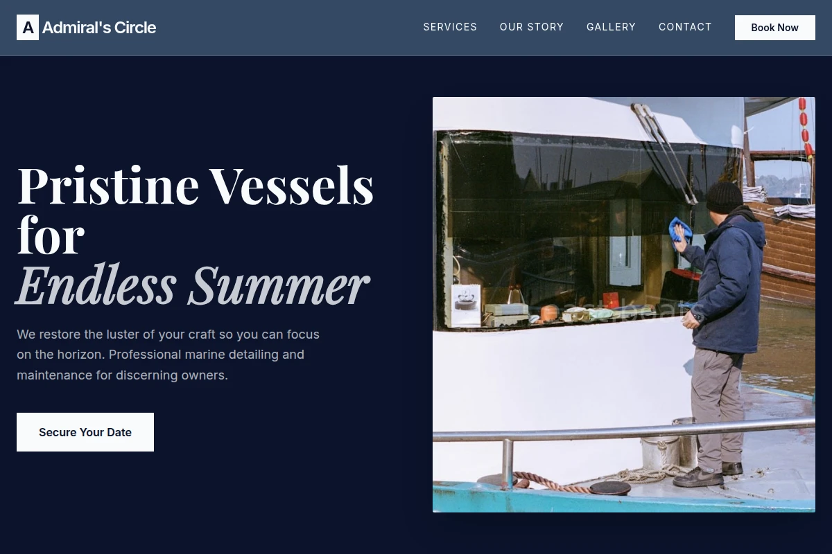 Marina Boat Cleaning