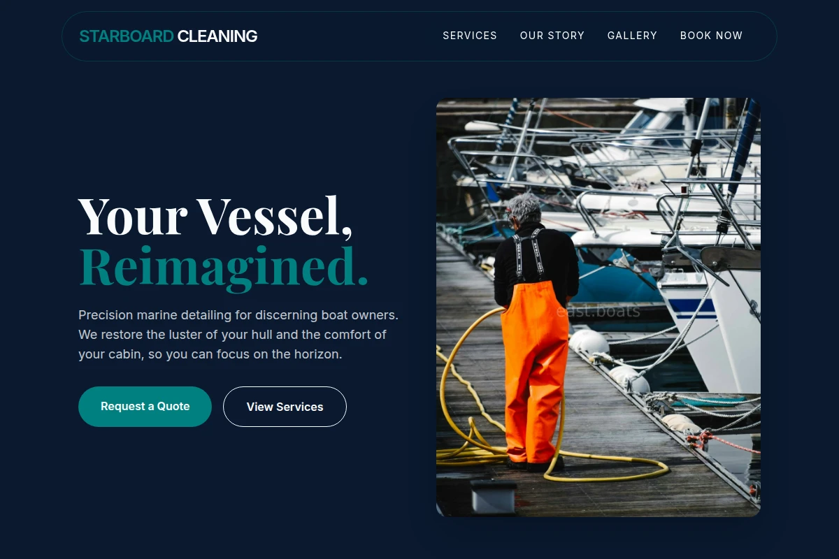 Starboard Boat Cleaning