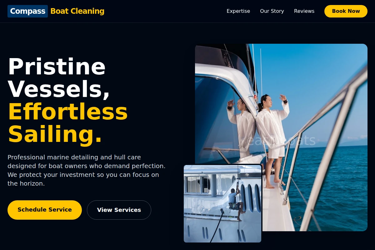Compass Boat Cleaning