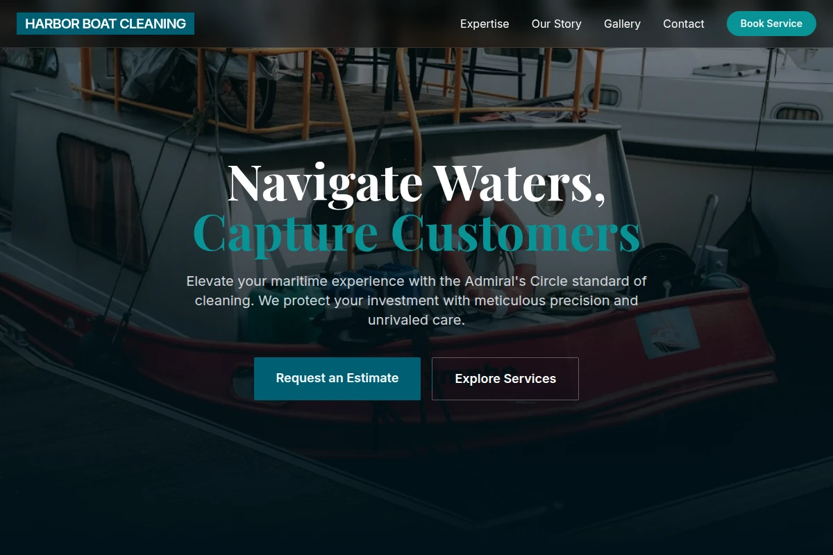Harbor Boat Cleaning