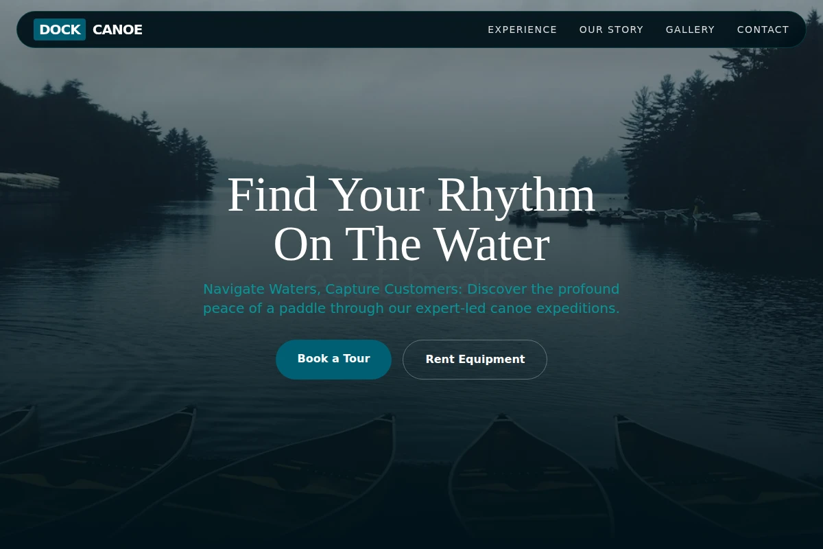 Dock Canoe
