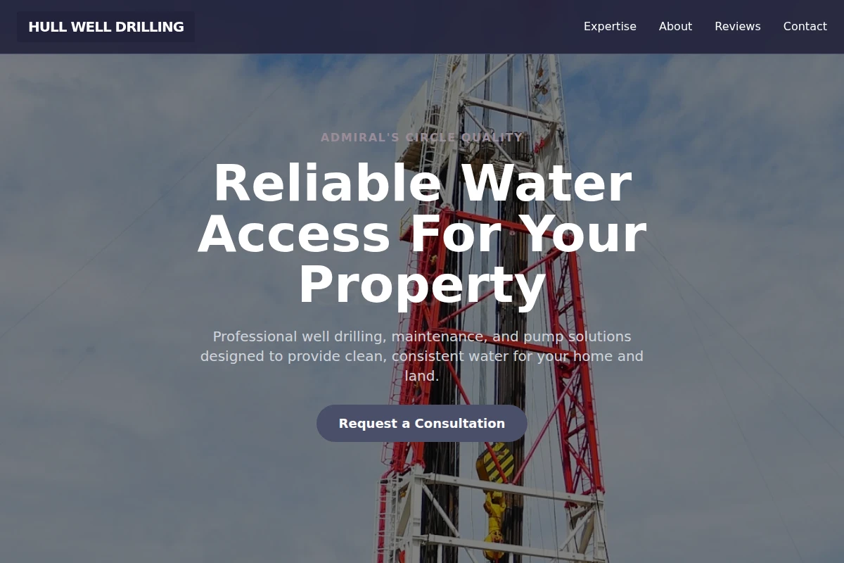Hull Well Drilling